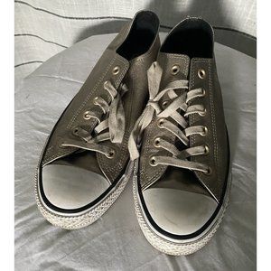 Metallic Gold Converse All-Stars Low-Tops